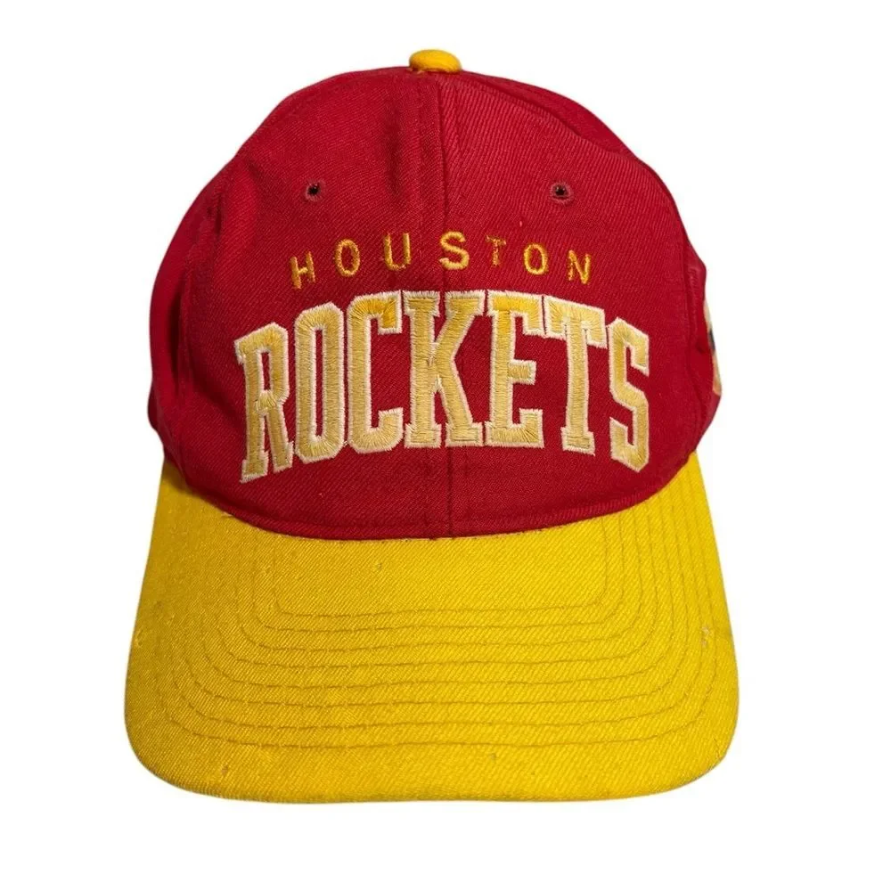 Vintage Starter 90s Houston Rockets Snapback NBA hat rare wool vtg